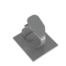 Adhesive Latching Wire Clip Gray LWC75-A-C14 (Pack of 100)