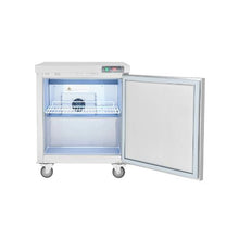 28 Inch Commercial Frozen Prep Refrigerator 7.4 Cu.Ft. Stainless Steel Sandwich & Salad Freezer Table