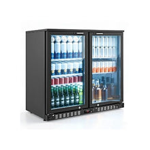 7.4 Cu. Ft. Commercial Back Bar Beverage Cooler with LED Lighting and Adjustable Shelves