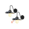 E27 Bulb Vintage Style Solar Motion Sensor Outdoor Wall Barn Light Fixture 2 Pack