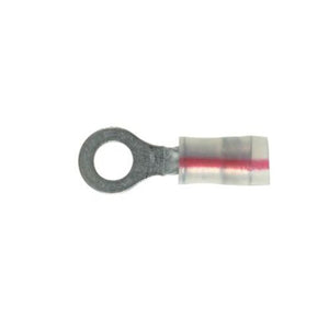 Tin Plated Ring Kynar Insulated Terminal Red PK18-6R-C (Pack of 100)