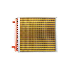 Premium 18x18 Inch Water-to-Air Heat Transfer Coil with Copper Tubes & Aluminum Fins High Performance 120K BTU Heating and Cooling Exchanger
