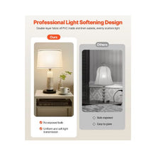 11" x 13" x 10 Inch Modern Replacement Drum Lampshade Set for Table & Floor Lamps