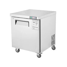28 Inch Commercial Frozen Prep Refrigerator 7.4 Cu.Ft. Stainless Steel Sandwich & Salad Freezer Table