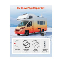 Diesel Heater Glow Plug Repair Kit with Atomization Mesh and Gasket Set for 5KW/8KW Heaters