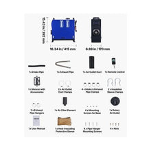 All-in-One Portable 8KW Diesel Space Heater with Remote & LCD Control for Vehicles, Vans, RVs, Campers, and Trucks