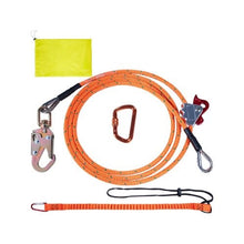 12 ft Steel Core Arborist Flipline, 1/2 in Tree Climbing Flip Line with Alloy Steel Snap Hook Aluminum Carabiner & Tool Lanyard
