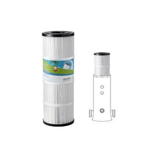 50 Sq. Ft. Swimming Pool Filter Cartridge Replacement Spa & Hot Tub Filter Element High Efficiency Trilobal Pleated Design Compatible with Hayward C500 & CX500-RE