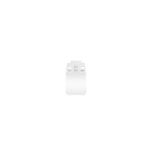Narrow Bottom Waterfall Steel Powder Coated Wire Basket White PWBWFNWH (Pack Of 5)