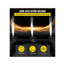 500W Stage Light Effect Intelligent Cold Spark Firework Machine Bundle With Professional DJ Spark Fountain Machines