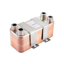 Compact 30 PCS Stainless Steel Brazed Plate Heat Exchanger with 3/4 Inch MPT Fittings for Efficient Heat Transfer