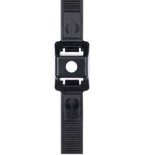 Extra Heavy Cross Section Double Clamp Cable Tie With Spacer Black PLDC2.5EH-L350 (Pack of 50)