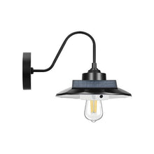E27 Bulb Vintage Style Solar Motion Sensor Outdoor Wall Barn Light Fixture 2 Pack