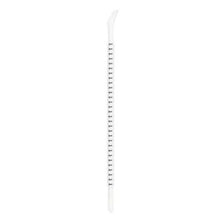 PCA Pre Printed Non Adhesive Clip On Wire Marker White With Black PCA13-1