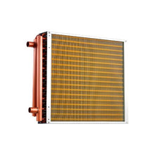 Premium 18x18 Inch Water-to-Air Heat Transfer Coil with Copper Tubes & Aluminum Fins High Performance 120K BTU Heating and Cooling Exchanger