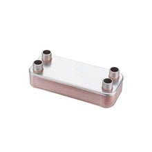 20-Plate 5 x 12 Inch Stainless Steel Plate Heat Exchanger for Radiant Floor Heating