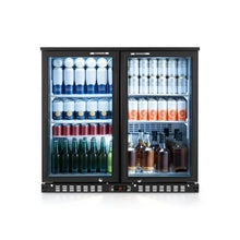 7.4 Cu. Ft. Commercial Back Bar Beverage Cooler with LED Lighting and Adjustable Shelves