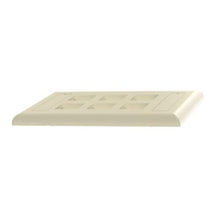 Flush Mount Screw On Faceplates With Label Pocket Electric Ivory NK6FEIY