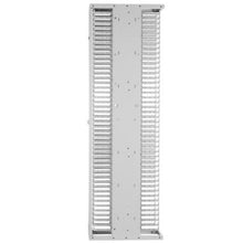 Dual Sided 45RU Vertical Rack Cable Manager 10 Wide Single Door White PE2VSD10WH