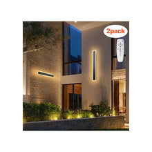 Adjustable Color Temperature Dimmable LED IP65 Waterproof Outdoor Wall Lights Fixtures 2 Pack