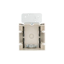 Two Gang Fiberglass Adjustable Electrical Box Off White 2302-ABKSC