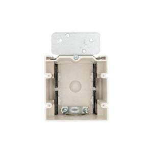 Two Gang Fiberglass Adjustable Electrical Box Off White 2302-ABKSC