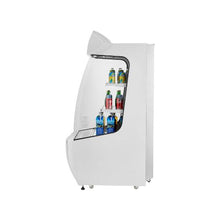 12.7 Cu.Ft. Commercial Open Air Merchandiser Refrigerator 2-Tier Grab-and-Go Display Cooler with Air LED Lighting