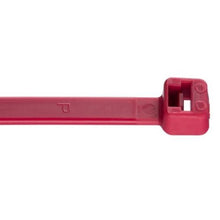 Nylon Plenum Miniature Standard Locking Cable Ties Red PLT1M-C2 (Pack of 100)