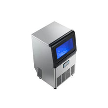 Built-In Commercial Stainless Steel Ice Maker Machine with Pump 80 lbs/24H with 13 lb Storage Bin