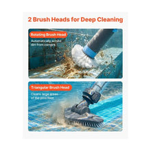 8.5 GPM Cordless Pool Vacuum Cleaner Handheld Rechargeable Pool & Spa Cleaner with 2 Brush Heads