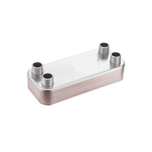 20-Plate 5 x 12 Inch Stainless Steel Plate Heat Exchanger for Radiant Floor Heating