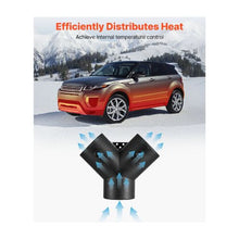 Heavy-Duty 3-Way Y Branch Connector for Diesel Heater Warm Air Ducting Systems