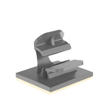 Latching Wire Clip Gray LWC75-A-L14 (Pack of 50)