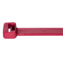 Nylon Plenum Miniature Standard Locking Cable Ties Red PLT1M-C2 (Pack of 100)