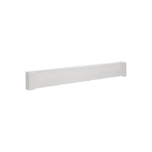 Easy Install Basic Series 6 Ft Steel Front Cover for Baseboard Heating Systems White