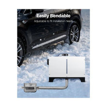 High Temperature Flexible Diesel Air Parking Heater Exhaust Pipe with Mounting Clamps 77.95 inch