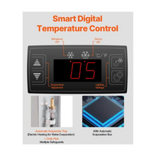 12.7 Cu.Ft. Commercial Open Air Merchandiser Refrigerator 2-Tier Grab-and-Go Display Cooler with Air LED Lighting