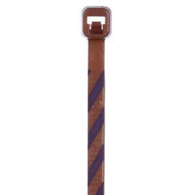Nylon Cross Section Miniature Premium Cable Tie Brown With Violet PLT1M-L1-7 (Pack of 50)