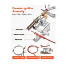 Natural Gas Fireplace Pilot Assembly Replacement for OE 103779-01, PP231 & NG8218