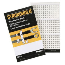 Stronghold Pre Printed Wire Marker Books White And Black PCMB-11