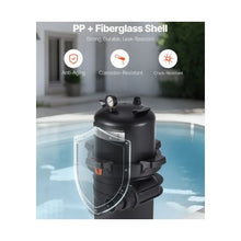 High Performance 150 Sq. Ft. Swimming Pool Cartridge Filter with Valve 9000 GPH Inground & Above Ground Pool Filter