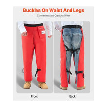Large Chainsaw Safety Chaps 38–40 Inch Waist Class C 8-Layer Apron-Style Protective Pants with Adjustable Belt & Gear Pocket