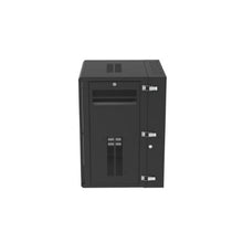18RU Steel Wall Mount Cabinet Windowed Door Black PZWMC18W