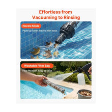 8.5 GPM Cordless Pool Vacuum Cleaner Handheld Rechargeable Pool & Spa Cleaner with 2 Brush Heads