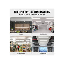 Heavy Duty 80W 8FT Ceiling Shop Light 10000LM LED Linear Utility Lights & Garage & Warehouse Lights