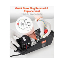 Diesel Heater Glow Plug Repair Kit with Atomization Mesh and Gasket Set for 5KW/8KW Heaters
