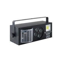 Multi Effect 4-in-1 RGB LED Pattern Strobe Party Light with Red & Green Laser Lighting System