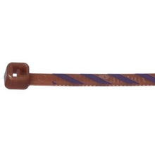 Nylon Cross Section Miniature Premium Cable Tie Brown With Violet PLT1M-L1-7 (Pack of 50)