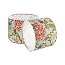 13 x 10 Inch Universal Medium Round Drum Lamp Shade for Table Floor & Pendant Lamps Dark Floral