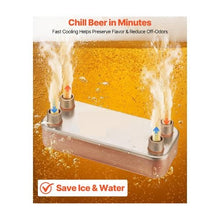 20-Plate 5 x 12 Inch Stainless Steel Plate Heat Exchanger for Radiant Floor Heating
